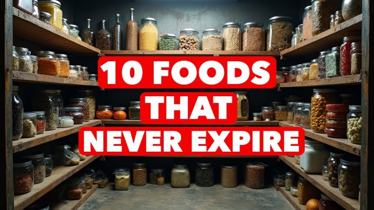 10 FOODS TO STOCKPILE THAT NEVER EXPIRE! Best Prepping Food