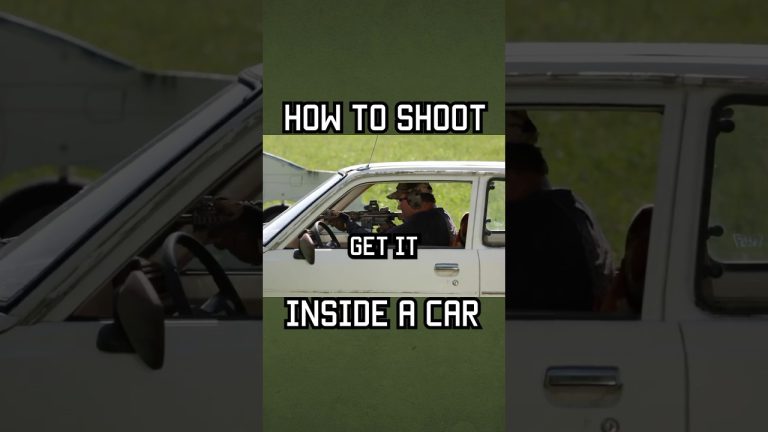 How to shoot inside a car #car #tacticalrifleman #military #youtubeshorts #reels #specialforces