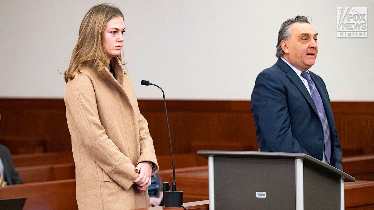 Isabella Trudeau is arraigned in Worcester District Court in Massachusetts