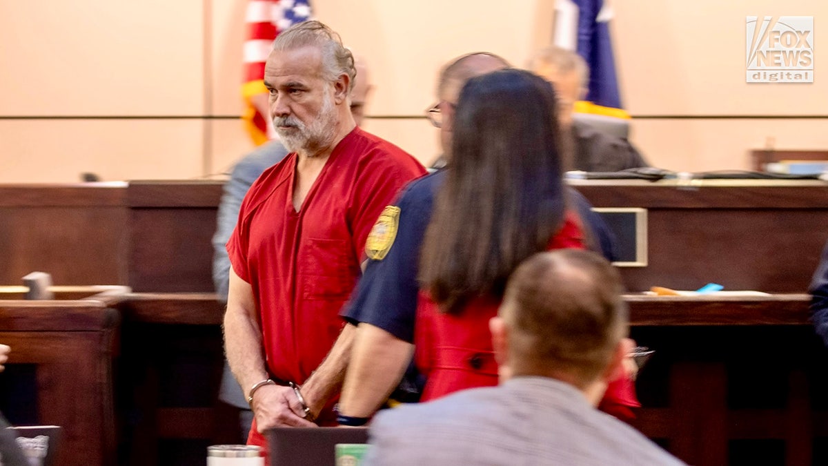 Brad Simpson appears in court for a pre-trial hearing in Bexar County, Texas