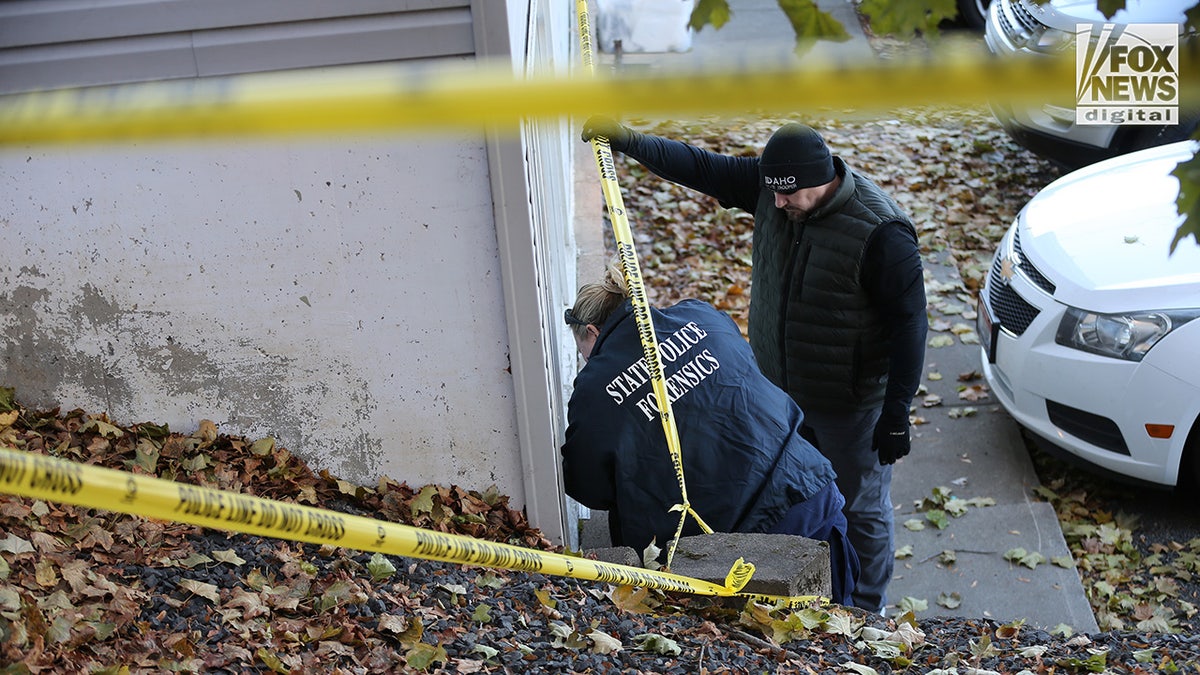 Investigators at the scene