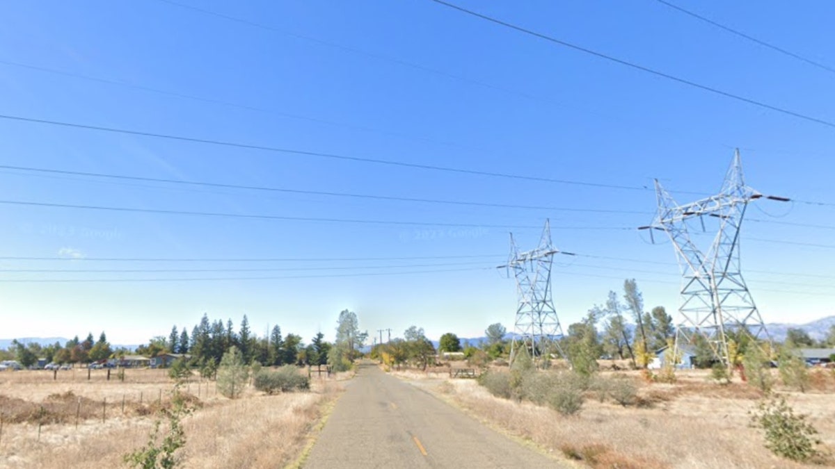 The area near Nikki Saeleen-McCain's home in Anderson, California