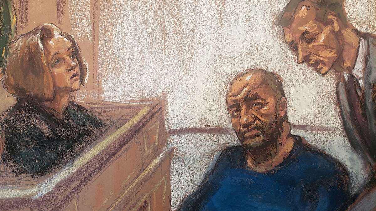 Rafat Amirov courtroom sketch