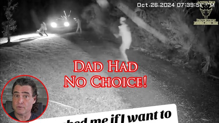 Florida Dad Protects His Son From Crazy Neighbor
