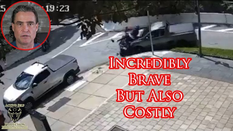 Brave Bystander Puts Robber Over His Hood, But Was It Smart?