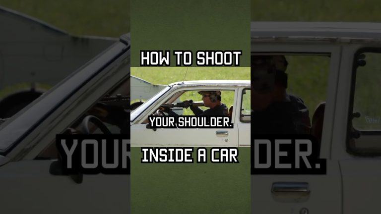 How to shoot inside of a car. #shorts #military #tips
