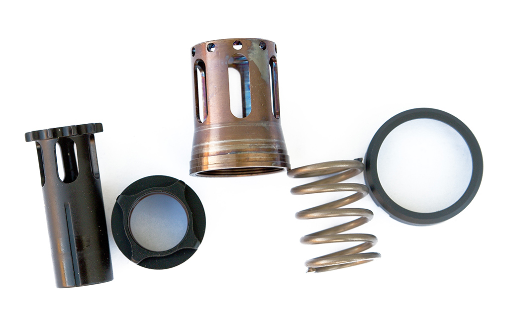pistol suppressor piston