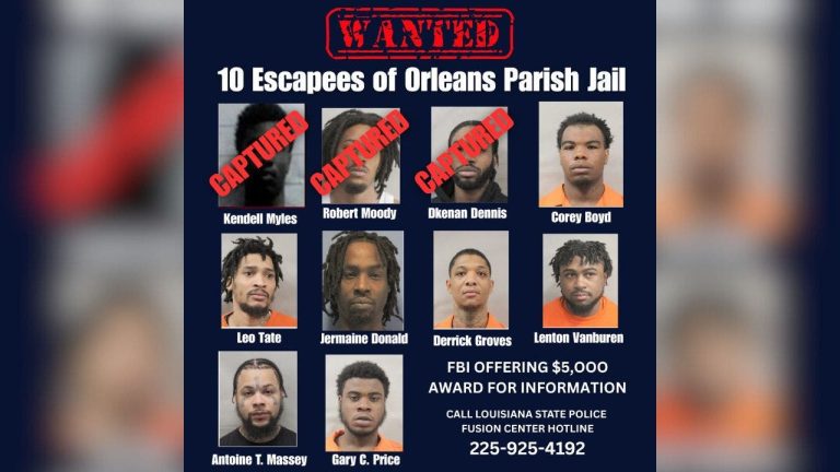 7 fugitives remain on the run after NOLA prison break; inside job suspected