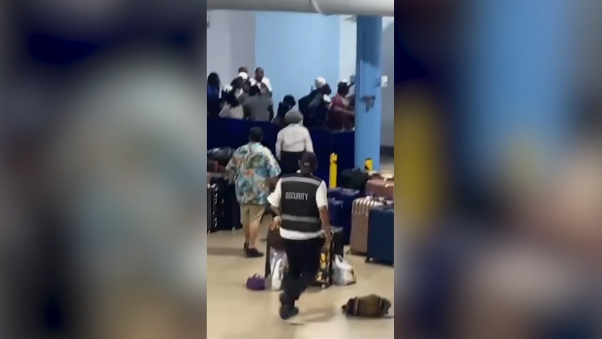 Passengers exiting a Carnival Cruise Line ship in Galveston were involved in a brawl.