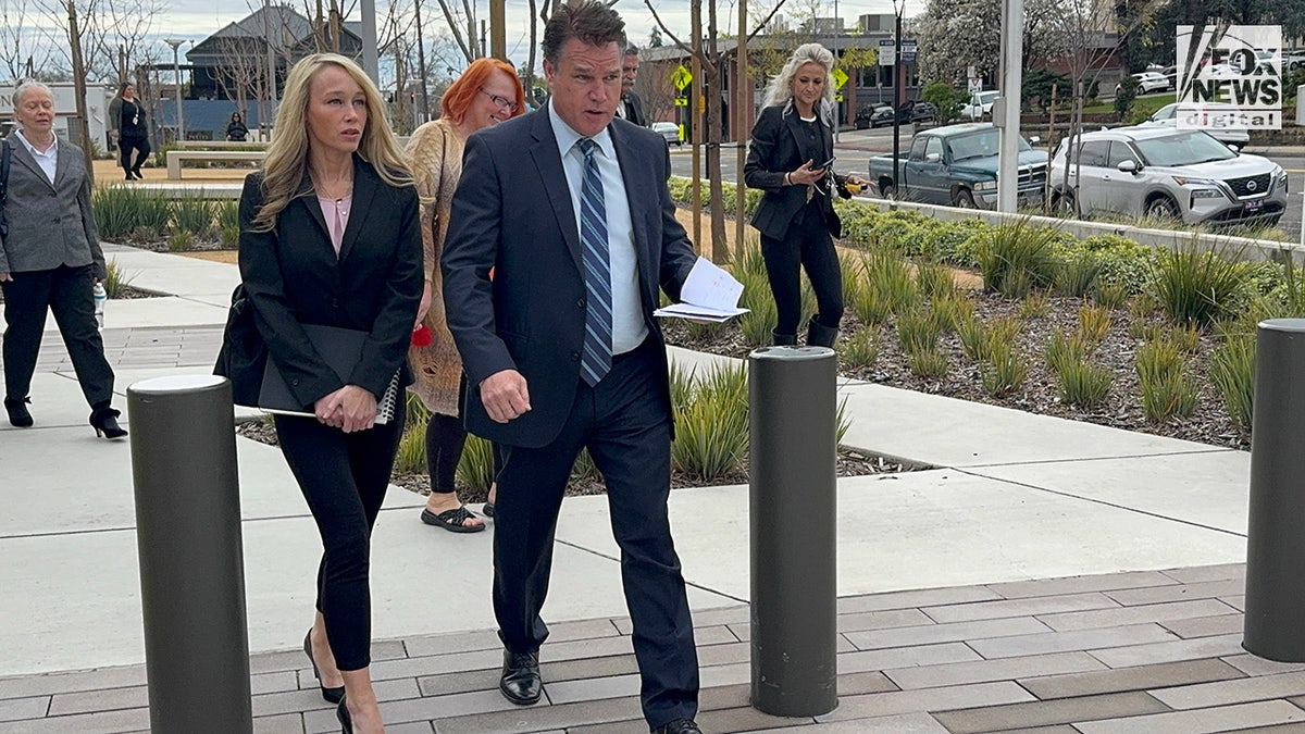 Sherri Papini leaves a California courthouse