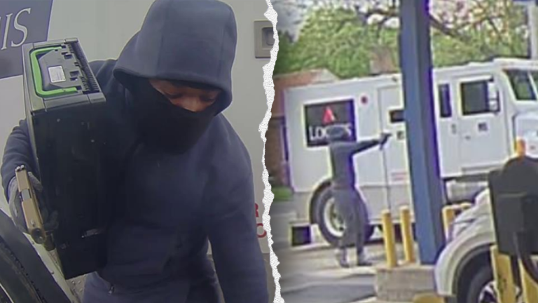 Crew of armed gunmen rob armored truck outside of Chicago-area bank in broad daylight