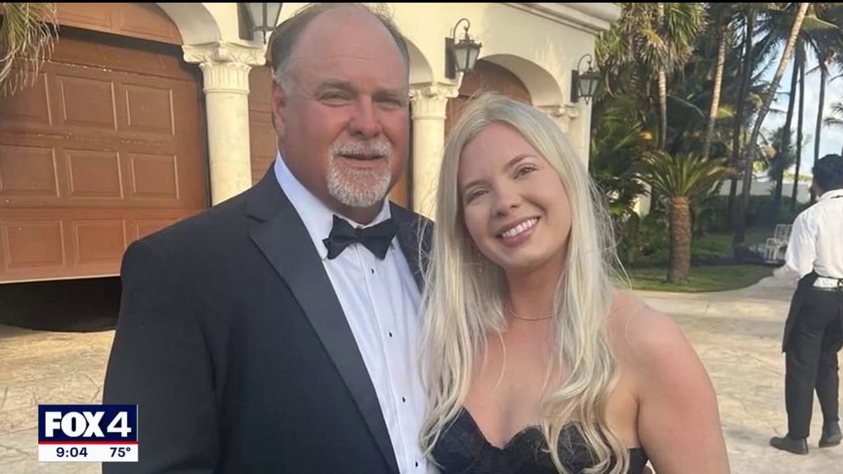 Ashlee Long with her father, Henry Long