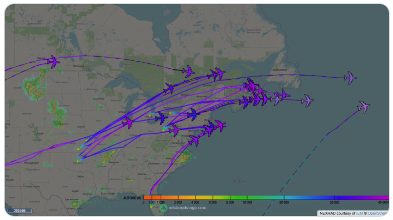 Why Are Large Numbers Of U.S. Tankers Flying East Across The Atlantic?