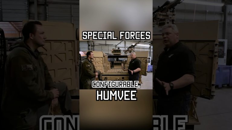 This Special Forces Humvee is badass. #shorts #car #specialforces #military