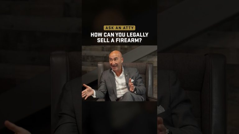 How Can You Legally Sell A 🔫?