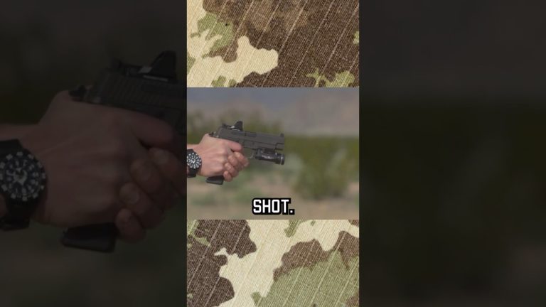 How to shoot a double-action pistol #tips #shorts