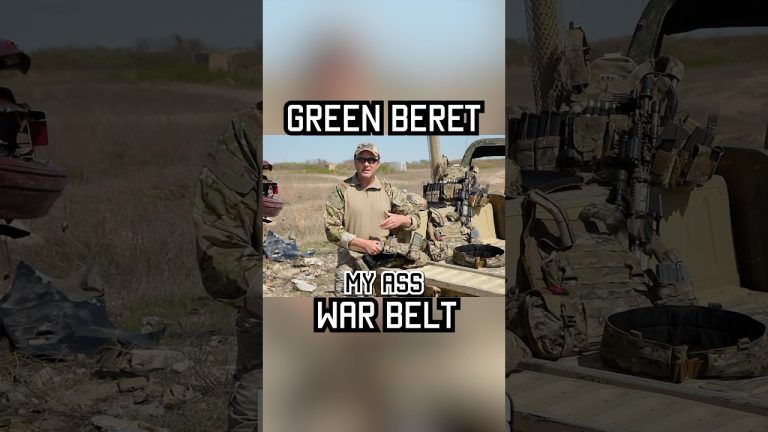 Green Beret War Belt #greenberet #shorts #tips