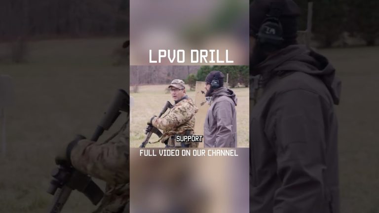 A drill for training with LOW-POWERED VARIABLE OPTICS #shorts #military #tips #training