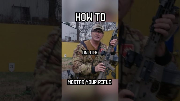How to “mortar” your rifle #shorts #tips #military