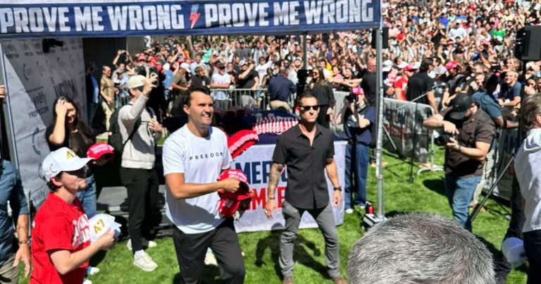 Charlie Kirk Shot During Utah Valley University Event, Later Confirmed Dead