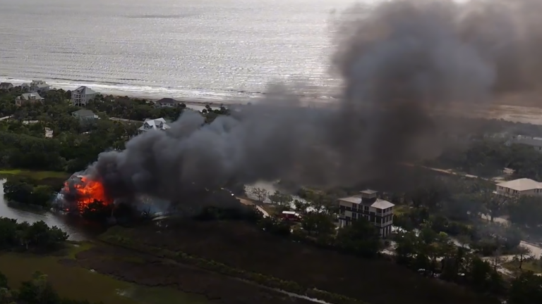 Lingering questions after arson ruled out in devastating fire at judge’s waterfront mansion