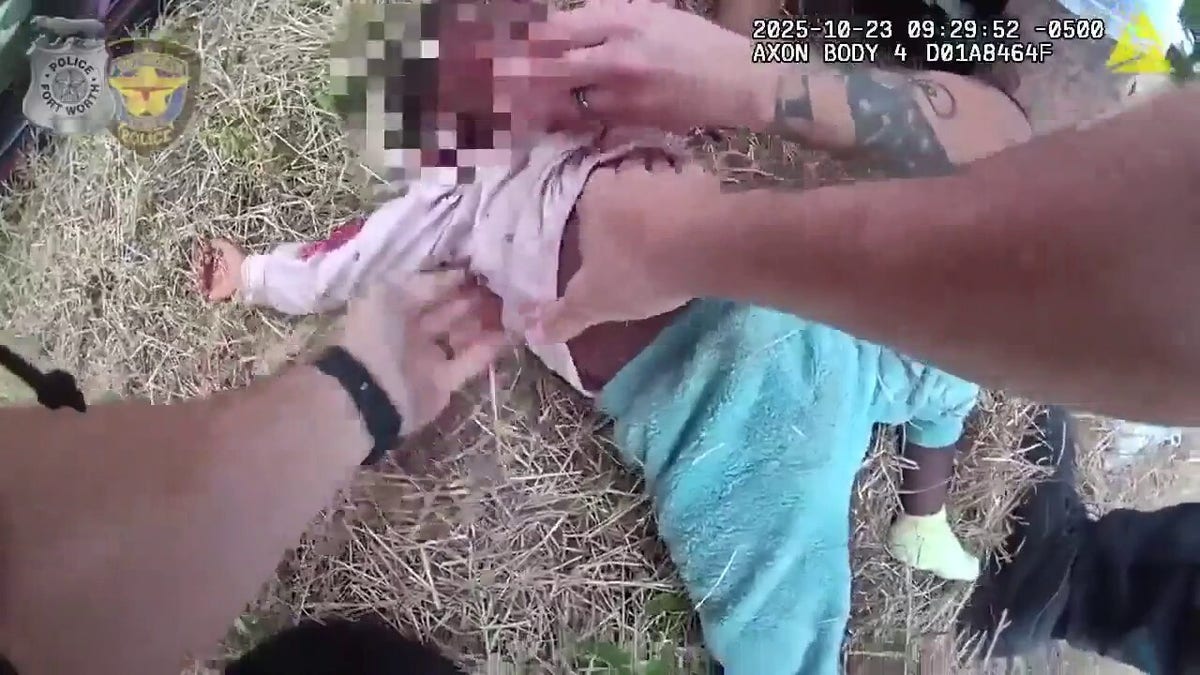 Fort Worth police rescue infant
