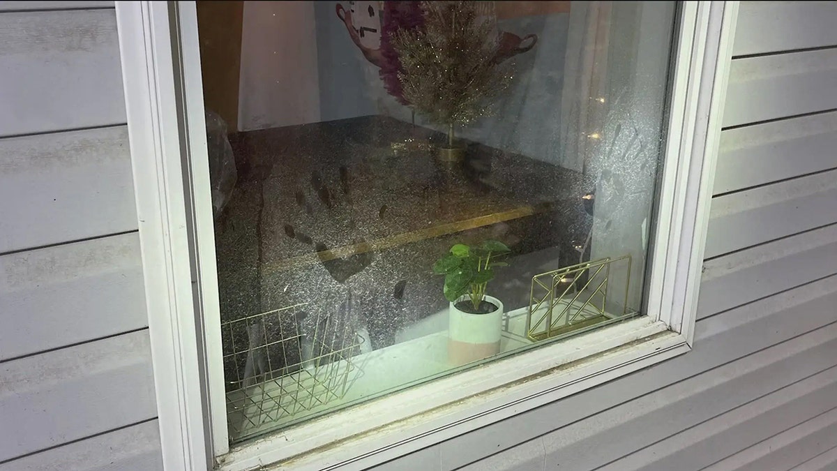 Evidence photo of the crime scene in the University of Idaho slayings committed by Bryan Kohberger