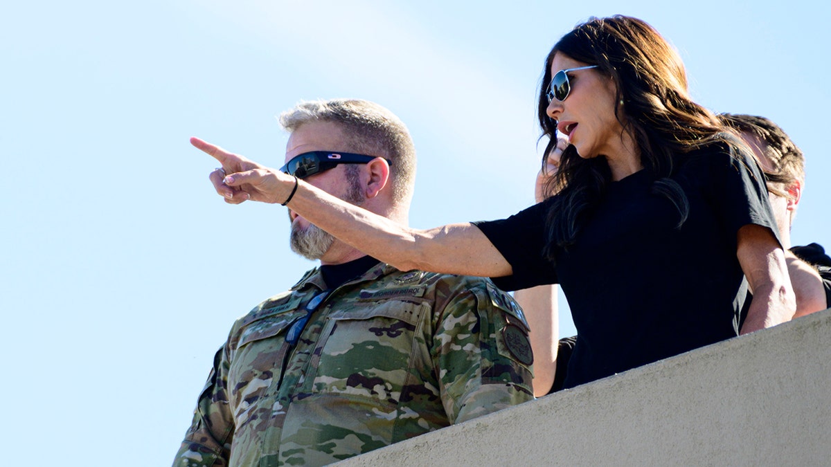 DHS Secretary Kristi Noem points