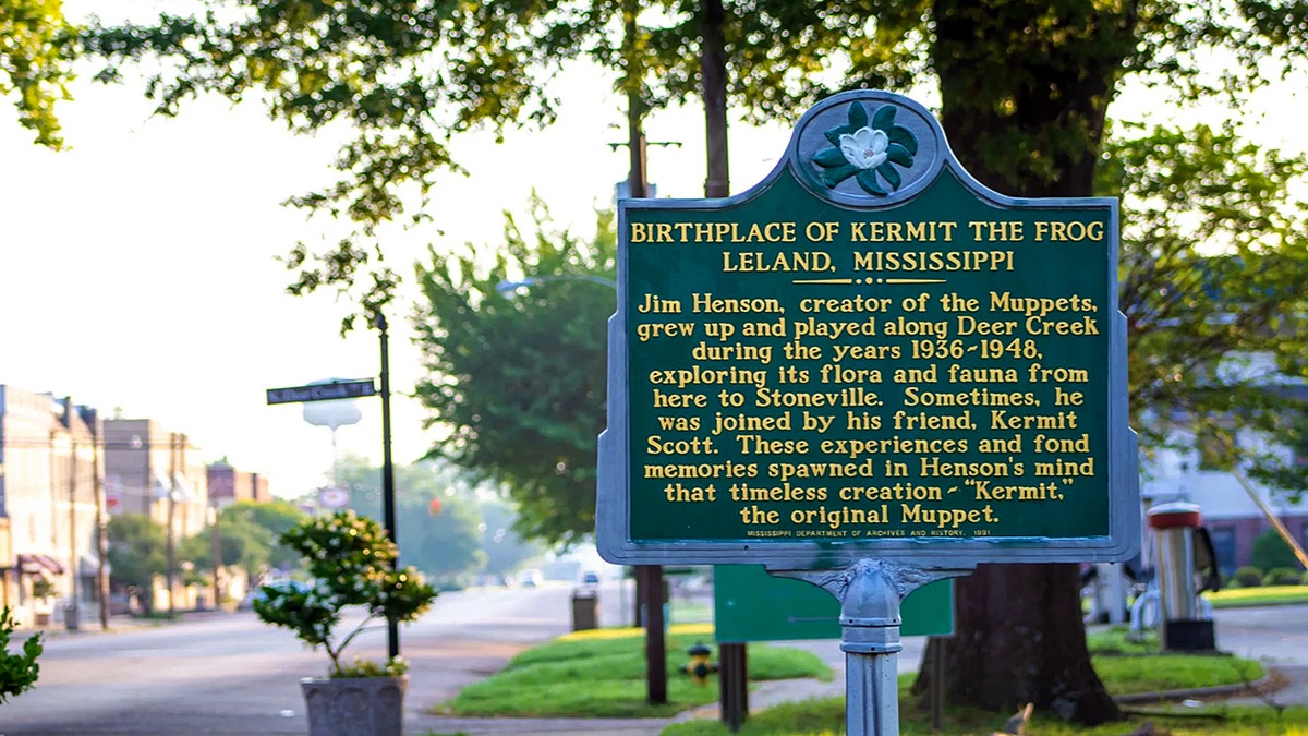 A sign in Leland, Mississippi