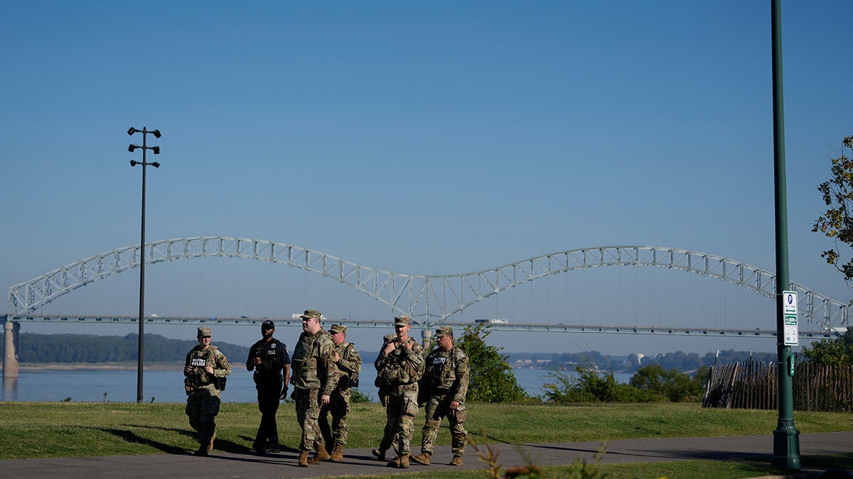 The National Guard patrols the Memphis streets amid President Donald Trump's deployment of federal law enforcement officers
