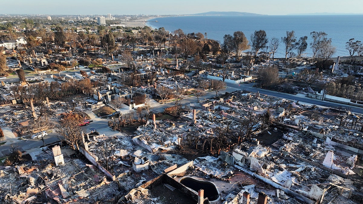 Pacific Palisades destruction back in January