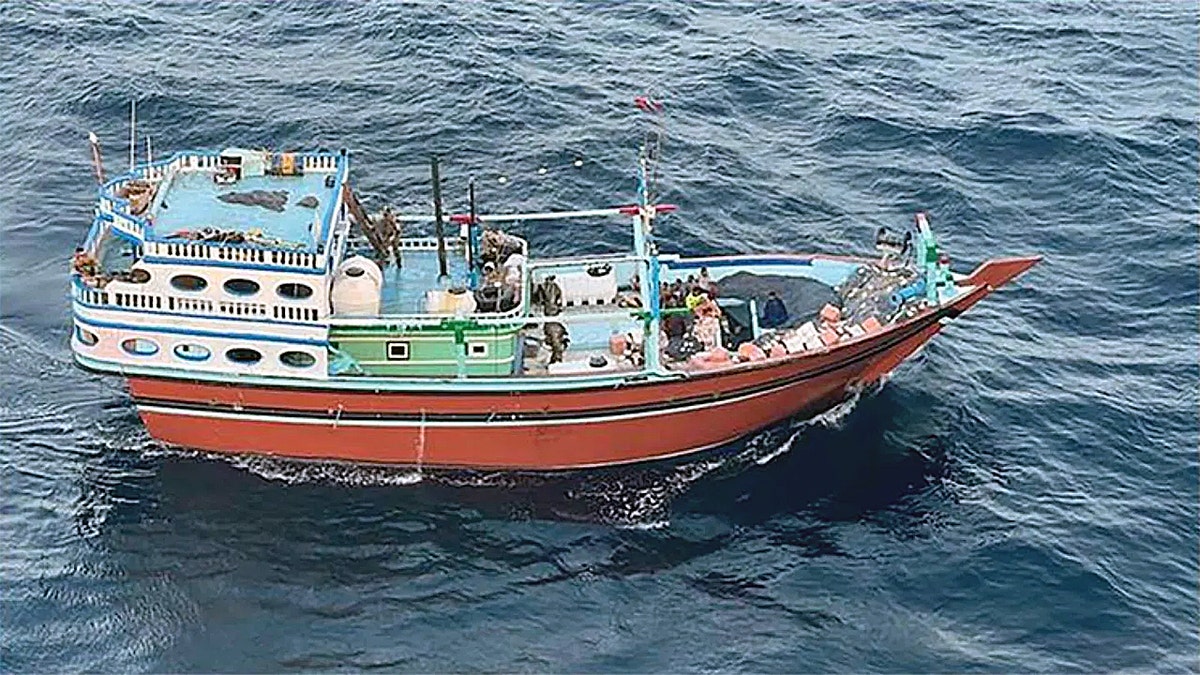 Vessel containing Iranian-made weapons