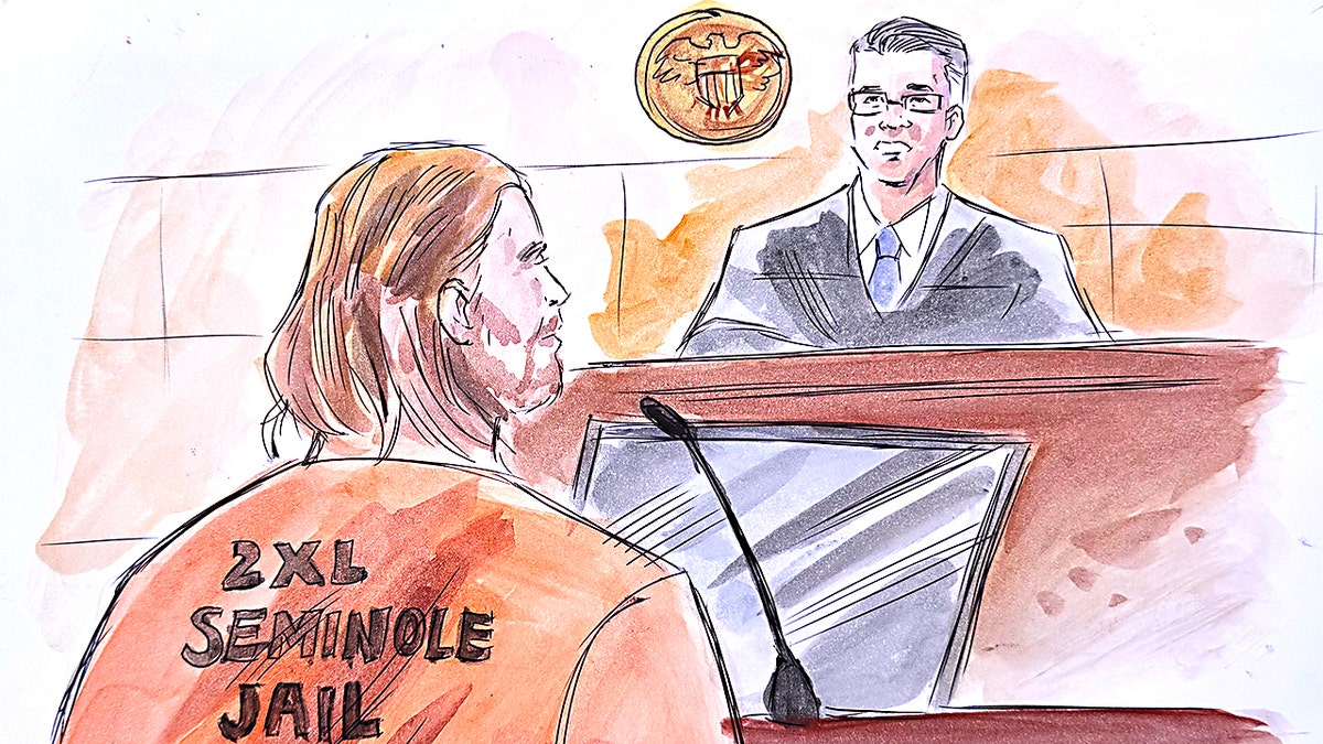 Court sketch showing Jonathan Rinderknecht