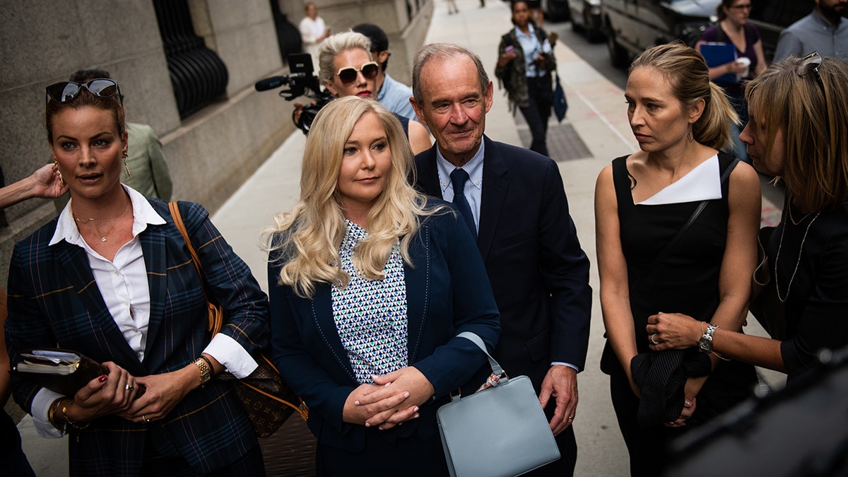 Jeffrey Epstein accuser Virginia Giuffre departs federal court