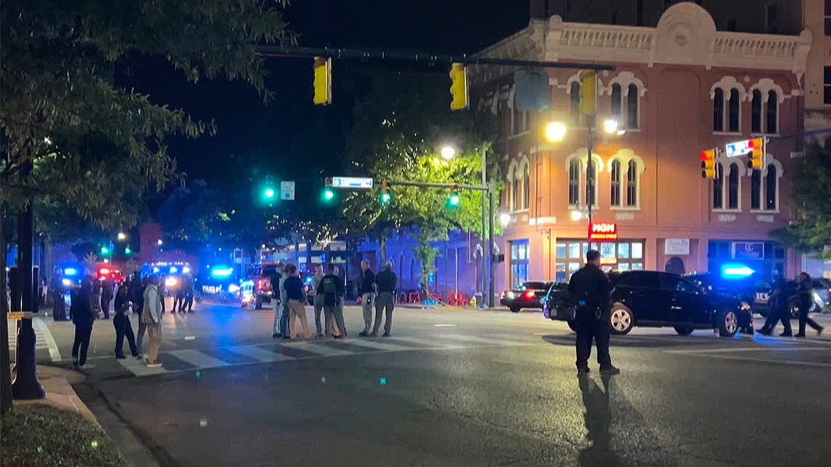 Scene of mass shooting in Montgomery, AL.