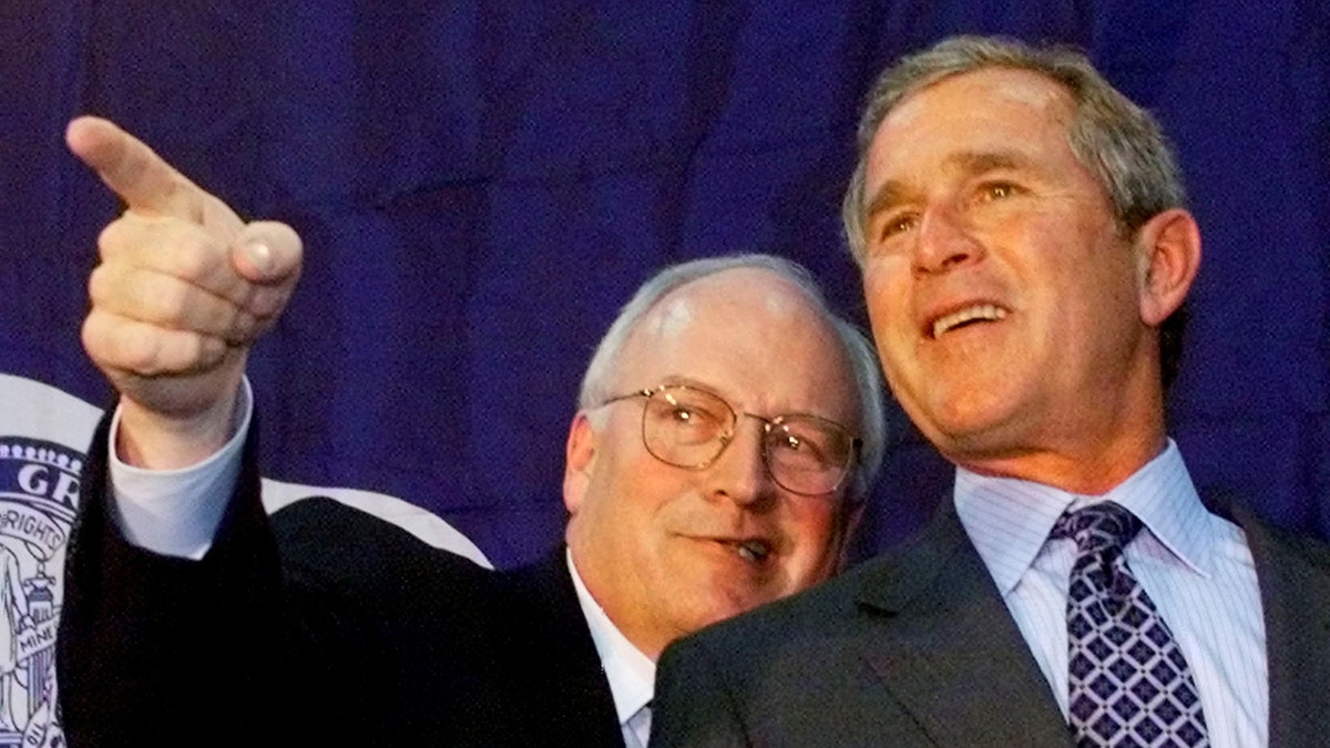 Dick Cheney and George W. Bush