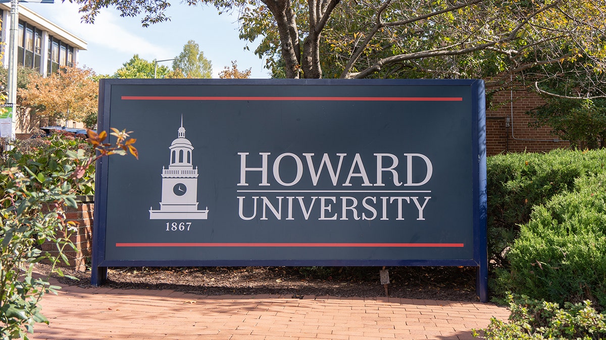 Entrance sign to Howard University