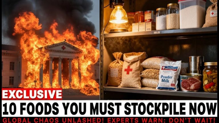 Red Cross Drops BOMBSHELL List of 10 Foods You MUST Stockpile NOW!