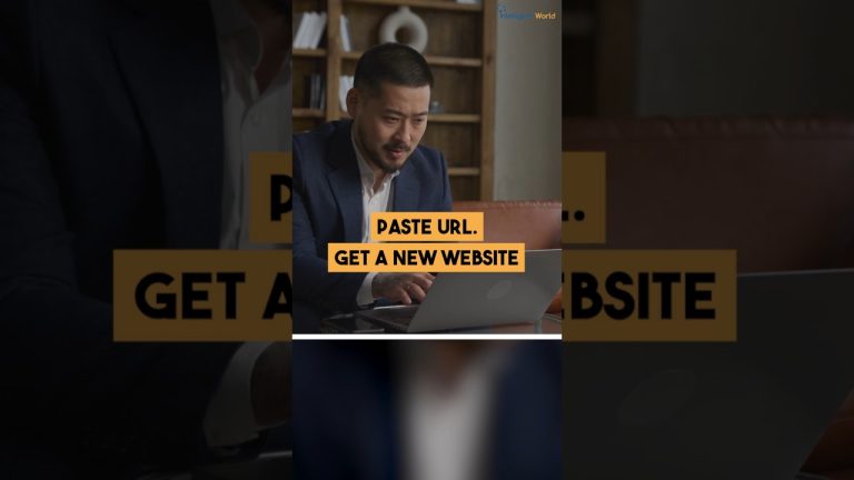 Paste URL. Get a New Website