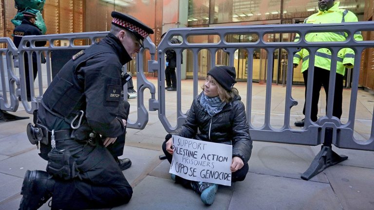 Greta Thunberg arrested supporting Palestinian prisoners on hunger strike during London protest