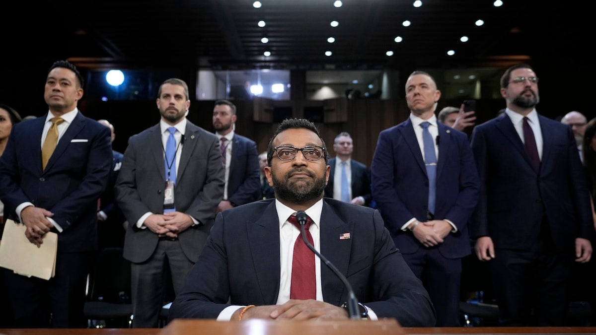 Kash Patel, President Donald Trump's choice to be director of the FBI, arrives for his confirmation hearing before the Senate Judiciary Committee at the Capitol in Washington, Thursday, Jan. 30, 2025. (AP Photo/Ben Curtis)