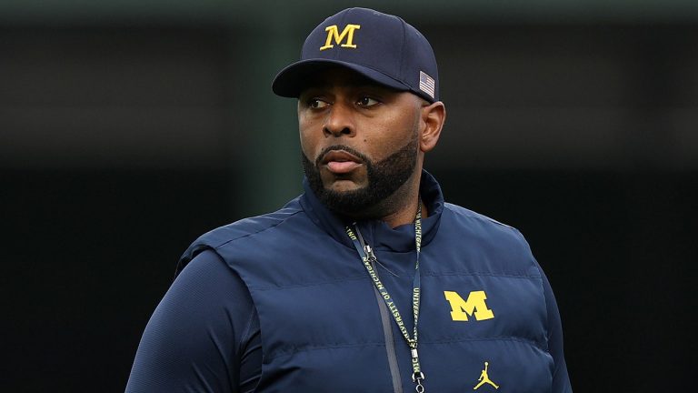 Fired Michigan coach Sherrone Moore makes bond; lawyer declines to say if he’ll return home