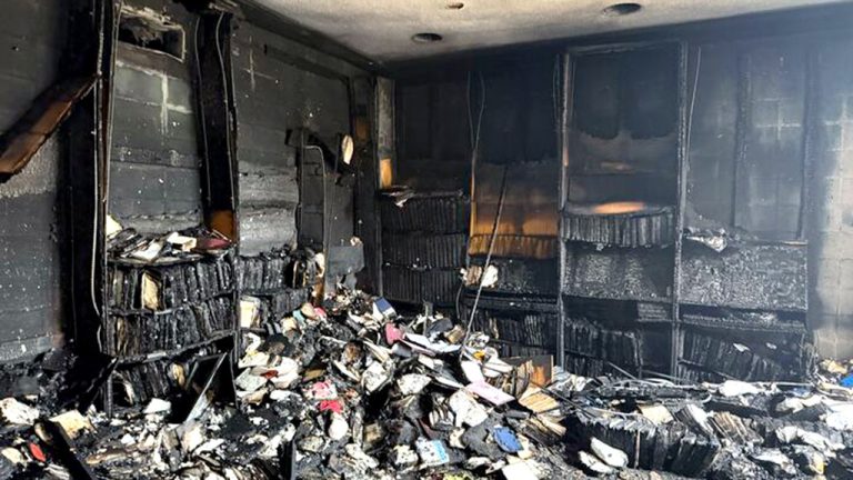 Mississippi synagogue burned in arson attack, suspect in custody