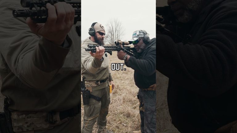 Is there a correct way to hold your rifle? 🤔 #opinion #tip #military #shorts