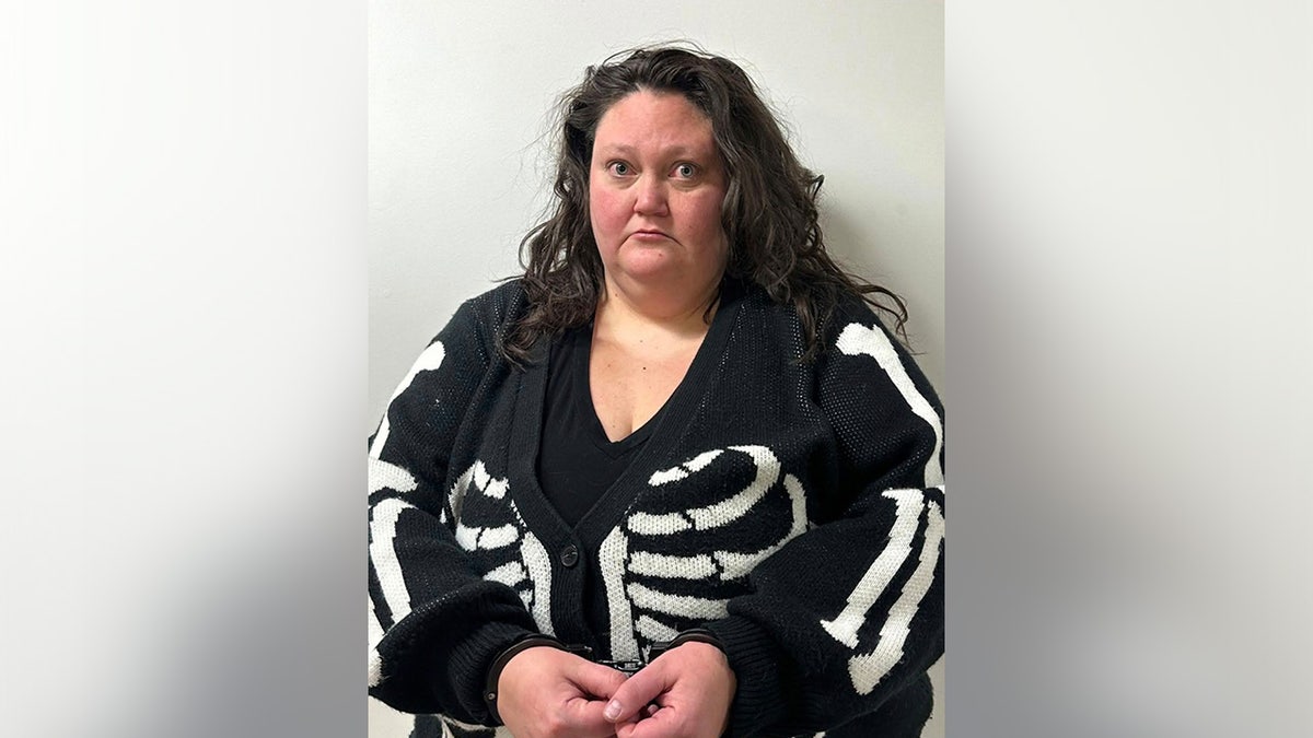 Morgan Morrow in her booking photo