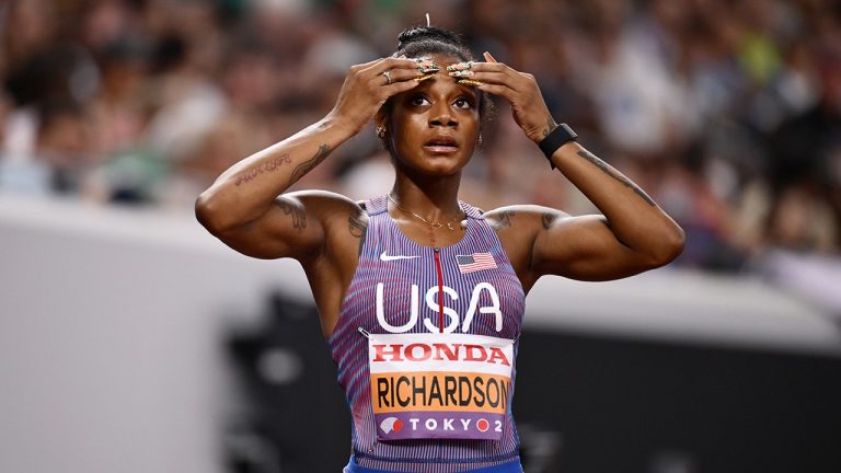 Olympian Sha’Carri Richardson pleads with officer to ‘work with me’ during speeding arrest: ‘I’m begging you’