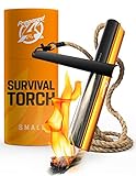 Fire Starter Survival Tool - All-in-One Patented Flint and Steel Kit - Ferro Rod Fire Starter with 36' Waterproof Tinder Wick Rope and Steel Fire Striker | Prepared4X