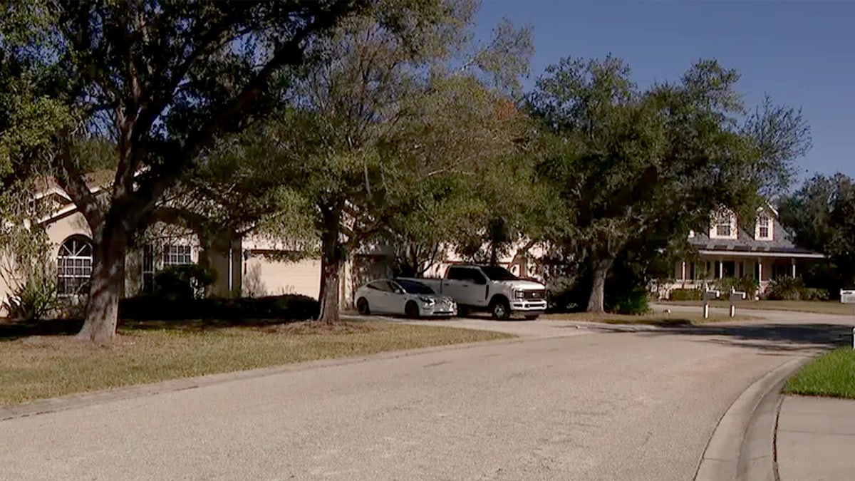 Home of the couple where the shooting took place