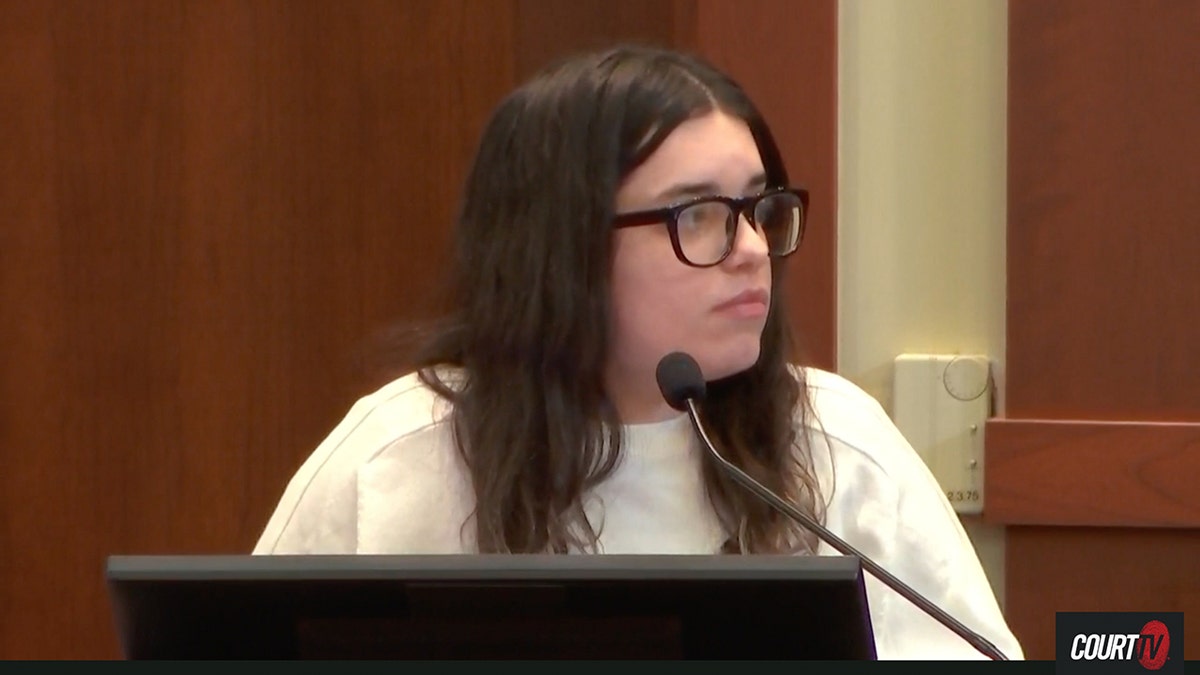 Juliana Peres Magalhães in a Virginia courtroom