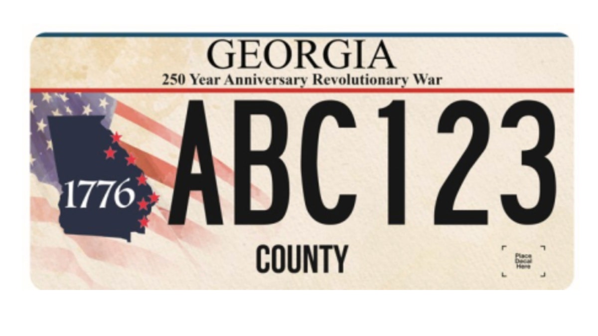Georgia has launched a commemorative license plate in honor of the nation’s 250th anniversary this year.